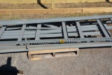 Metal Shelving, Heavy Duty, Approx. 8', With 4 Shelves, Need Shelf Surface
