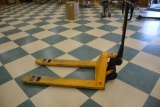 Pallet Jack, Yellow, Good Shape