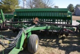 John Deere 1560 Drill, Small Grass Seed Attachment, Markers, Monitor