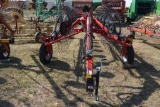 2022 12 Wheel Hi Capacity Massey Ferguson Rake, Like New