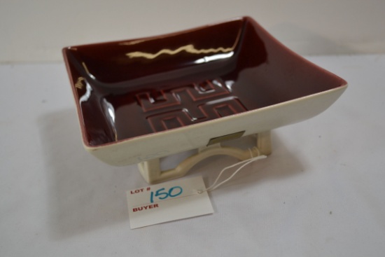 Art Deco Square Candy Dish by Roselane No. 200; 6"