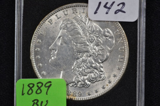 1889 Morgan Silver Dollar; BU