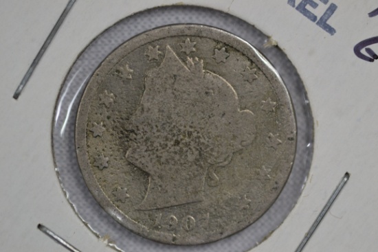 1907 V-Nickel; AG