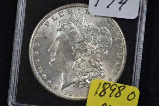 1898-O Morgan Silver Dollar; MS 63