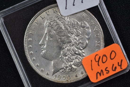 1900 Morgan Silver Dollar; MS 64