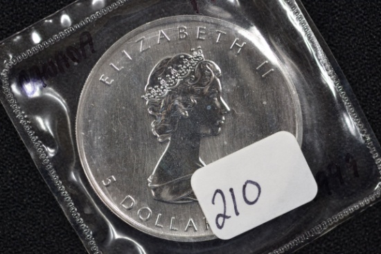 1989 Canada 1 Oz. Silver Dollar