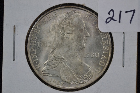 1967 Australian 25 Schilling; .800 Silver