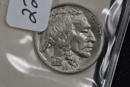 1935 Buffalo Nickel; BU