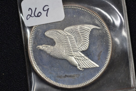 1 Oz. Silver Round w/Flying Eagle Imprint
