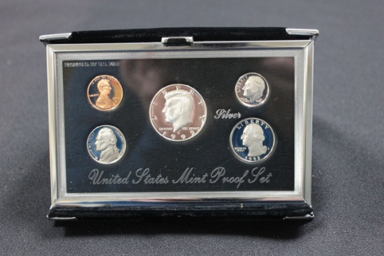 1992 U.S. Mint Premier Silver Proof Set