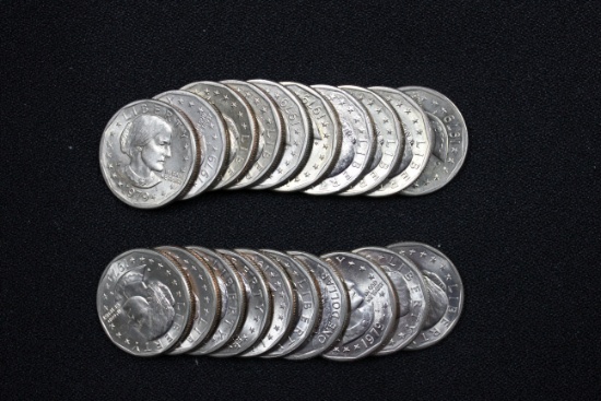 Group of 20 - Susan B. Anthony Dollars including 1979-P (x10) and 1979-S (x10)