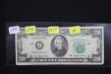 1974 Twenty Dollar Note Bank of Chicago and 1977 Twenty Dollar Note Bank of Kansas City; Both VF