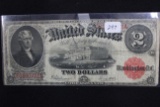 Two Dollar U.S. National Note; Series 1917; D81890731A; VF