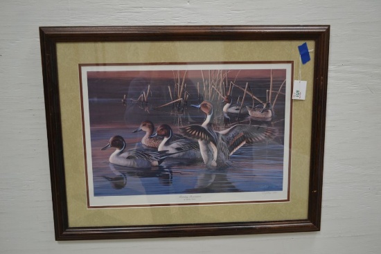 "Morning Procession" by Cynthie Fisher Matted and Framed Print; Signed and Numbered 2345/4800 30"x23