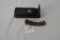 Bucklite Knife #422 in Black, Top Grain Cowhide Belt Case