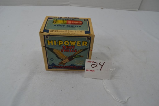 Vintage Box & 6 Paper Shells of Hi-Power Shot