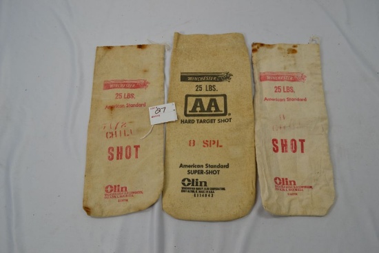 3 25 Pound Winchester Shot Bags