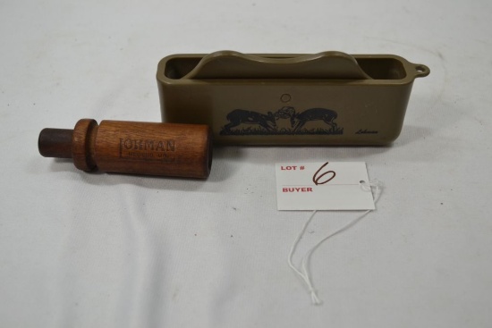 Lohman-Walnut Duck Call? Lohman-"Rattle Box" Both From Neosho, Missouri