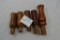 Group of Wooden Unmarked Duck Calls
