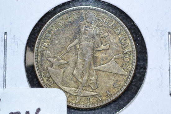 1944 USA Filipinas 20 Centavos