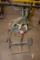 Rubber-Wheeled Oxyacetylene Torch Cart w/Victor Regulator; No Bottle