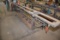 Pair of 16' Fabrication Tables with Supplies in Bins; LOT INCLUDES TABLES PLUS CONTENTS OF BINS