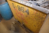 Portable Fork Lift Dump Box; 4'x6'x46