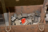 Contents of 6 Parts Bins including Stake Pockets, Trailer Lights, Collars, Fender Braces, Etc.
