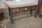 3-Drawer Rolling Shop Table; 2'x8'