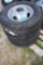 1 Lot of 3 Taskmaster 235/80 R16 10-Ply Tires w/Dual Wheels