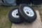 Pair of Contender 235/80 R16 10-Ply Tires w/Steel Wheels