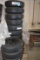 1 Lot of 12 Provider 235/85 R16 Tires w/8-Bolt Black Wheels