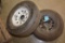 Pair of Tires including 1 - Continental 205/75 R15 w/Black Wheel and 1 - Provider 235/80 R16 14-Ply