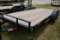 HP Trailers 16'+2' Heavy Duty Flatbed Trailer w/Tandem 5K Axles, Pull Out Ramps, Wood Floor, 2-5/16