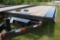 HP Trailers 22' Hi Deck Single Cylinder Scissor Hoist Tilt Trailer w/Tandem 7K Axles, Wood Floor, Hy