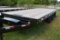 HP Trailers 22' Hi Deck Single Cylinder Scissor Hoist Tilt Trailer w/Tandem 7K Axles, Wood Floor, 2-