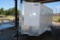Freedom Trailers, LLC 12'x6' White V-Nose Enclosed Trailer; Aluminum w/Wood Interior, Single 3500 lb