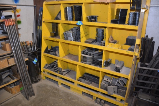 1 Large Lot Trailer Fabrication Parts including Tailgate Latches, Hoist Parts, etc. Plus 16-Compartm