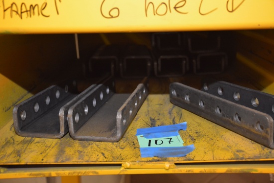 1 Lot of 14 Adjustable Coupler Hook Channels; 4"
