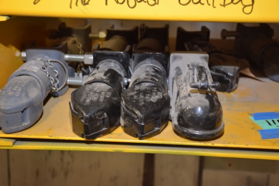 1 Lot of 9 RAM 2-5/16" Adjustable Collar Ball Hitch
