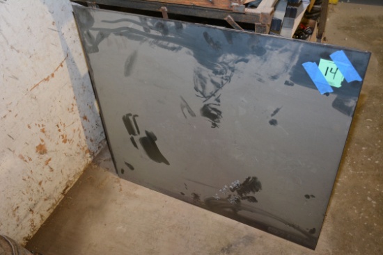 1 Lot of 4 Pieces 39"x35"x1/8" Steel Plating
