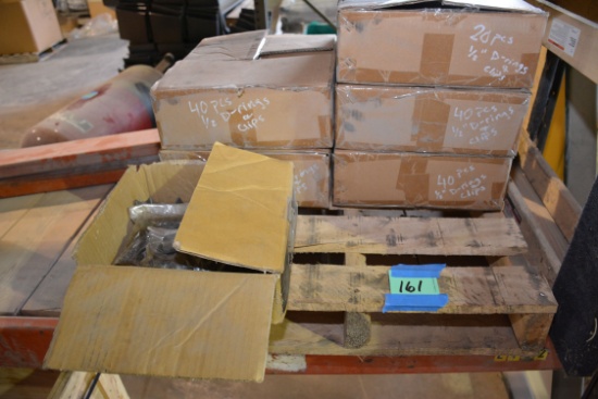 1 Lot of Approx. 180 D-Rings 1/2"
