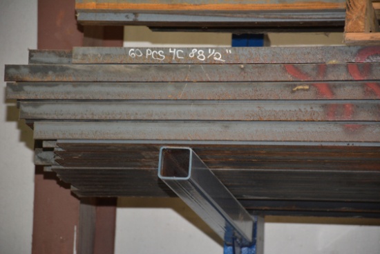 1 Lot of 60 Pieces 4" Channel Steel 88-1/2"