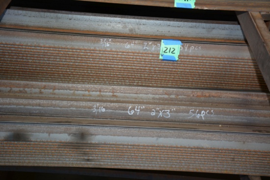 1 Lot of 2"x3"x3/16" and 2"x2"x3/16" Angle Steel and 4" Channel Steel