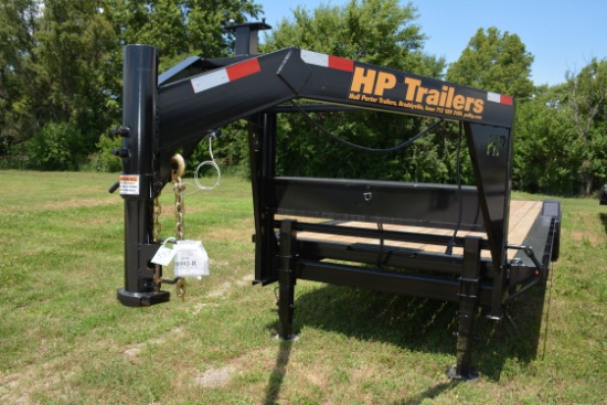 HP Trailers 30'x102" Gooseneck Tilt Neck Trailer w/83" Between Fenders, Dual Tilt Cylinders, True 8K