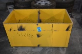2-Compartment Metal Storage Bin; 26