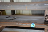 1 Lot of Approx. 100 Pieces of Angle Steel and Standard Pipe (Top 3 Shelves in Photo)