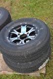 Pair of Diamondback 225/75 R15 10-Ply Tires w/Aluminum Wheels