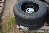 Pair of Diamondback 205/75 R15 8-Ply Tires w/Aluminum Wheels