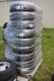 1 Lot of 22 Premium Trailer 235/80 R16 10-Ply Tires w/Dual Wheels